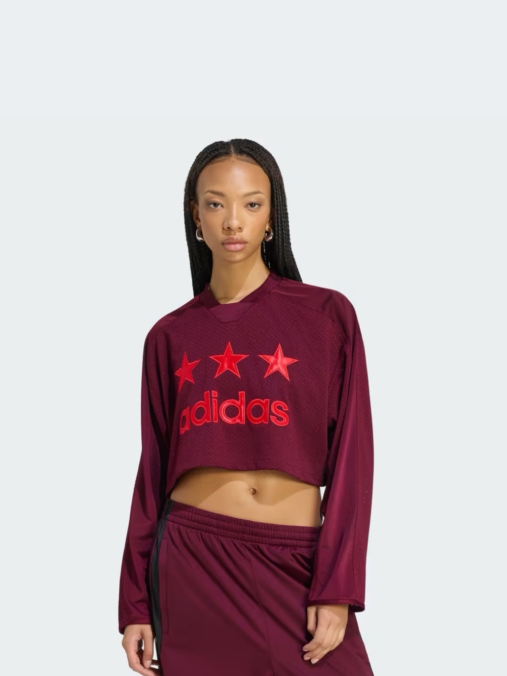 NWTS Adidas CROPPED FEM HOCKEY JERSEY size small